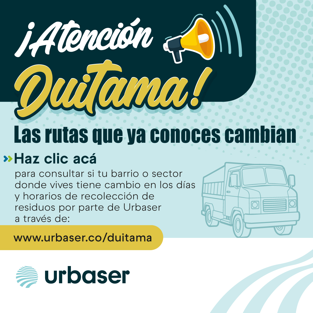 Cambio de rutas Duitama