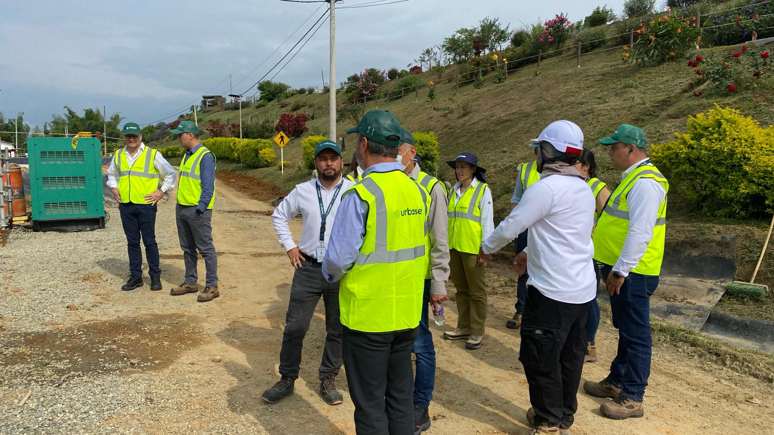 Directivos de Urbaser visitan operaciones en el Quindío
