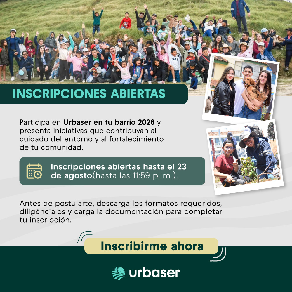 Inscripciones Urbaser en tu barrio